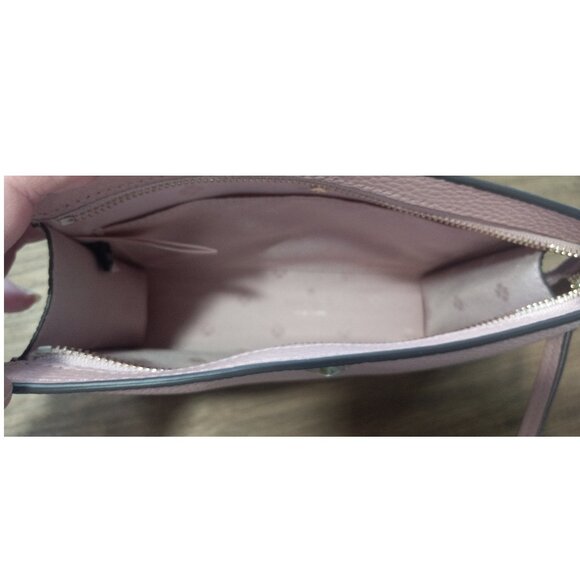 💲💲💲SALE‼️🎉Kate Spade FuFu Pink Pebbled Leather Pouch Wristlet - Picture 9 of 14